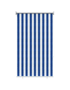 Tenda a Rullo Esterno Blocco UV 90% Strisce Blu e Bianche HDPE 2