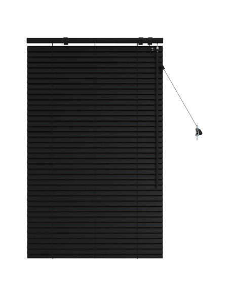Tenda Veneziana Nero 70 x 130 cm 35 mm
