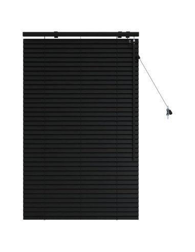 Tenda Veneziana Nero 75 x 130 cm 35 mm