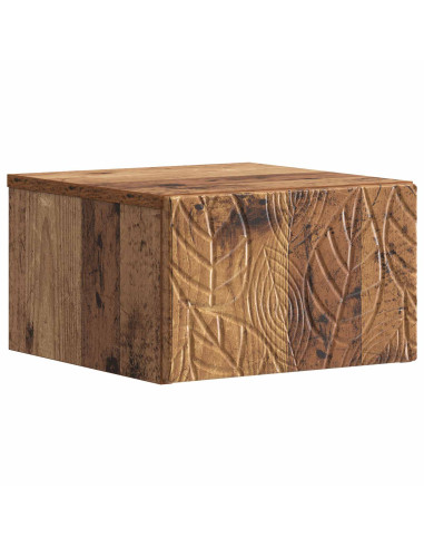 Tavolino da Parete Laterale 2 pcs Legno antico