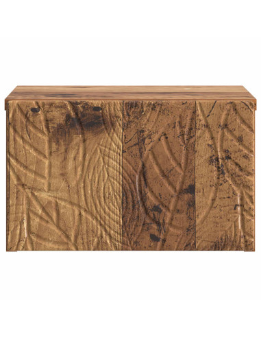 Tavolino da Parete Laterale 2 pcs Legno antico