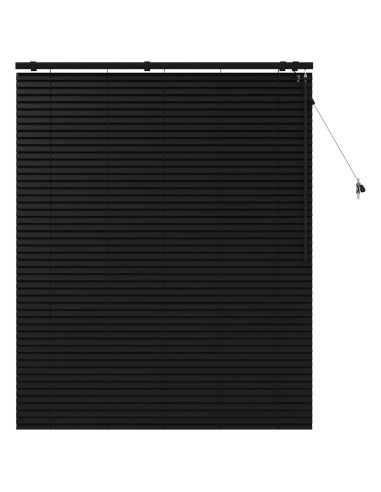 Tenda Veneziana Nero 130 x 160 cm 35 mm