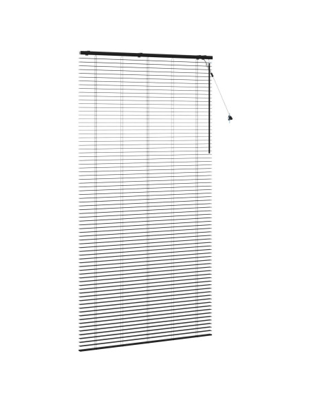 Tenda Veneziana Nero 125 x 250 cm 35 mm