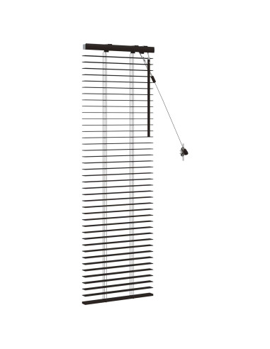 Tenda Veneziana Marrone Scuro 45 x 130 cm 35 mm