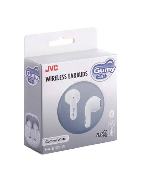 JVC Auricolari HA-B10T Auricolari Gumy Coconut White