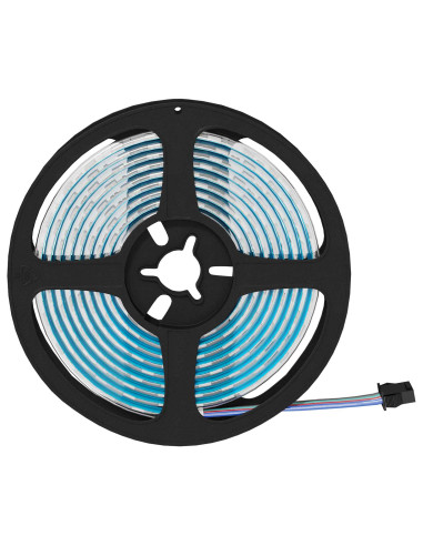 Striscia LED 12 pcs Nero e trasparente 2100 mm Rame e plastica
