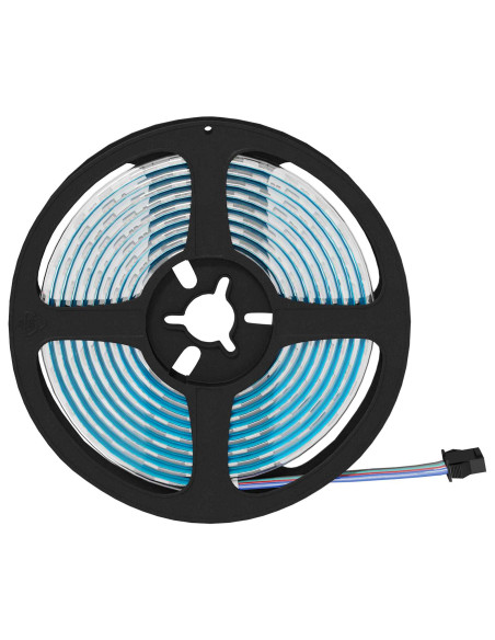 Striscia LED 12 pcs Nero e trasparente 2100 mm Rame e plastica