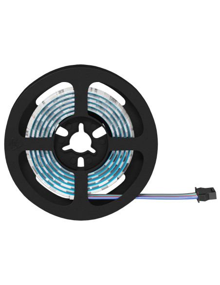 Striscia LED 12 pcs Nero e trasparente 1000 mm Rame e plastica