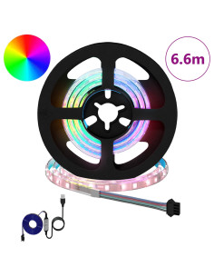 Striscia LED 12 pcs Nero e trasparente 550 mm Rame e plastica 2