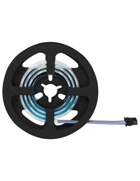 Striscia LED 12 pcs Nero e trasparente 550 mm Rame e plastica