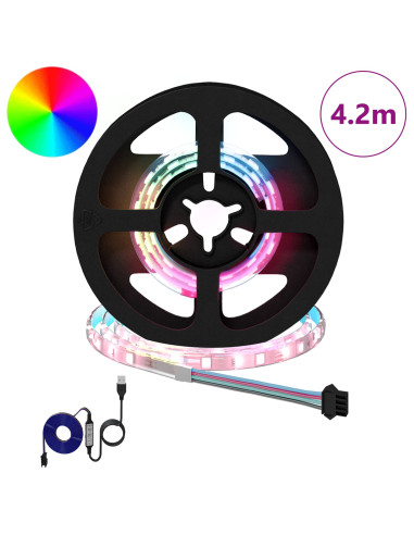 Striscia LED 12 pcs Nero e trasparente 350 mm Rame e plastica