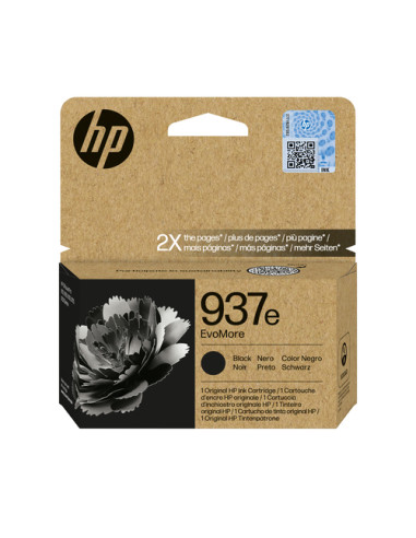 HP Cartuccia di inchiostro nero originale 937e EvoMore