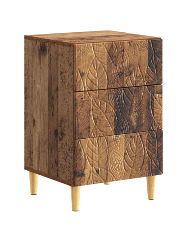 Comodino Legno antico 43 x 39,5 x 66,5 cm Legno ingegnerizzato