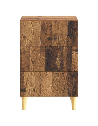 Comodino Legno antico 43 x 39,5 x 66,5 cm Legno ingegnerizzato