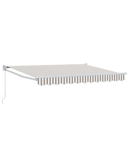 Tenda retrattile Grigio chiaro e bianco 3,5 x 2 m
