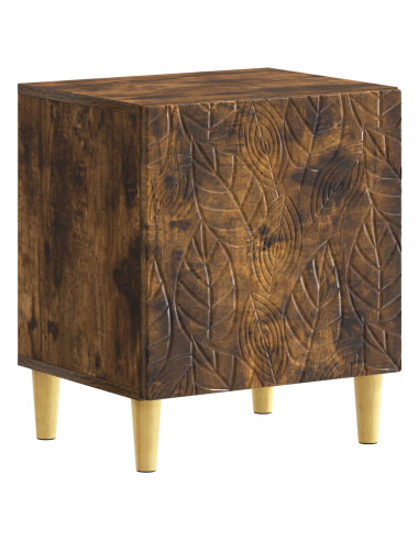 Comodino Rovere Fumo 43 x 34,5 x 50 cm Legno ingegnerizzato