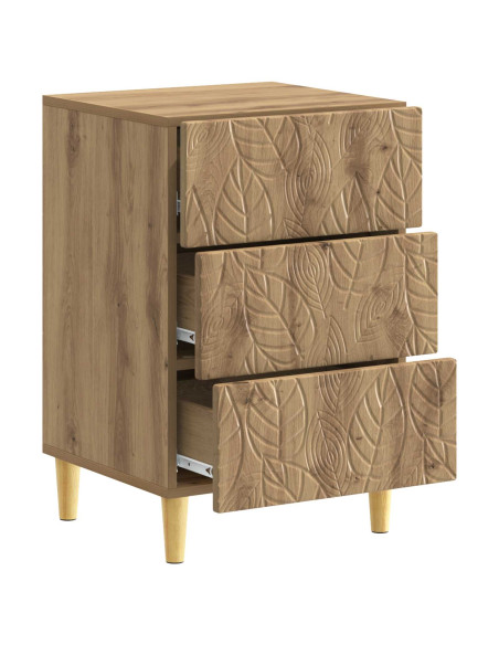 Comodino Rovere Artigianale 43 x 39,5 x 66,5 cm