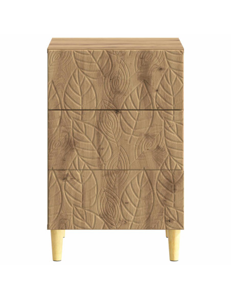 Comodino Rovere Artigianale 43 x 39,5 x 66,5 cm