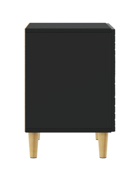 Comodino 2 pcs Nero 43 x 34,5 x 50 cm Legno ingegnerizzato