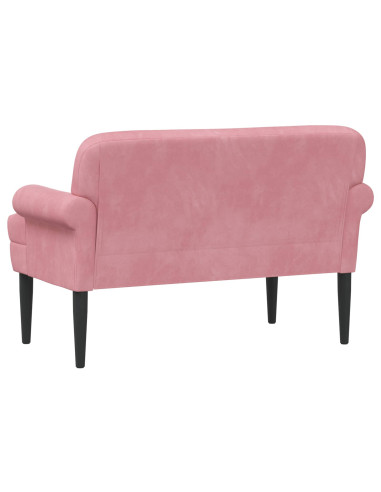 Loveseat con bottoni imbottiti Rosa 120 x 66 x 78 cm