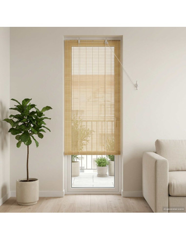 Tenda a rullo Naturale 60 x 220 cm Bambù
