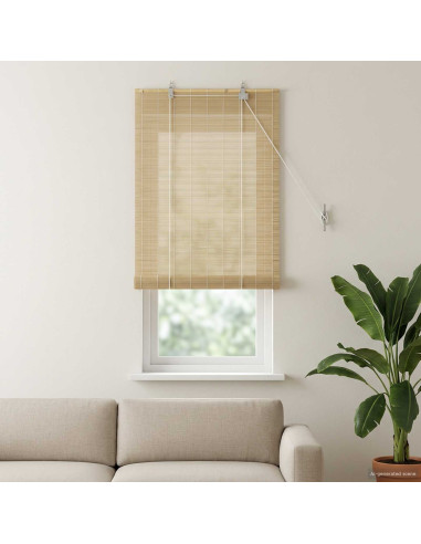 Tenda a rullo Naturale 70 x 160 cm Bambù