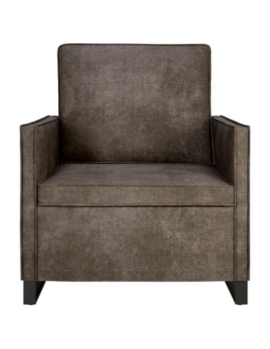 Divano Singolo Grigio Scuro 70 x 81 x 82 cm