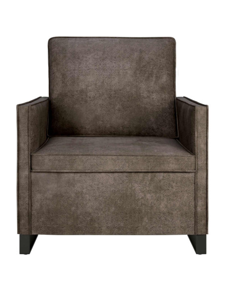 Divano Singolo Grigio Scuro 70 x 81 x 82 cm