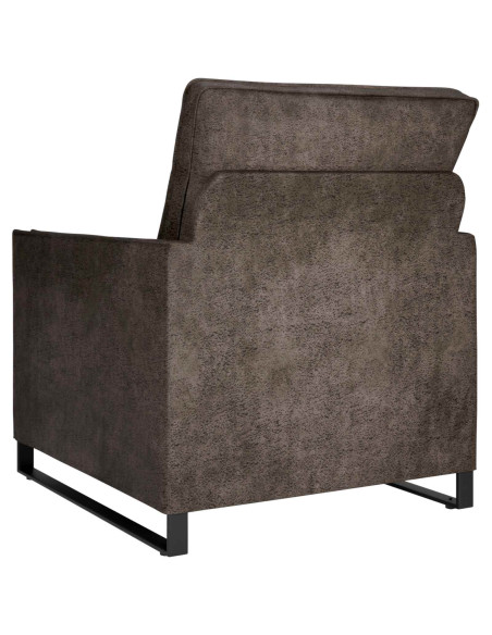Divano Singolo Grigio Scuro 70 x 81 x 82 cm