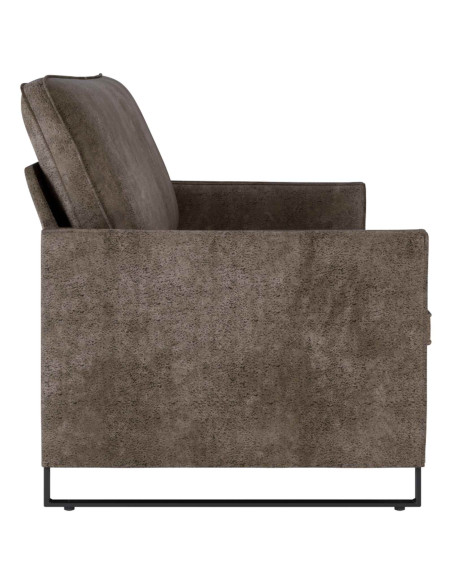 Divano a 3 posti Grigio Scuro 190 x 81 x 82 cm