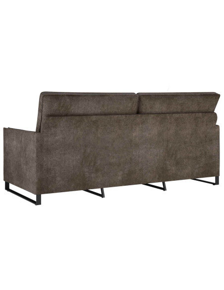 Divano a 3 posti Grigio Scuro 190 x 81 x 82 cm