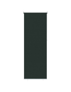 Tenda a Rullo Esterno Blocco UV 90% Verde Scuro 80 x 230 cm 2