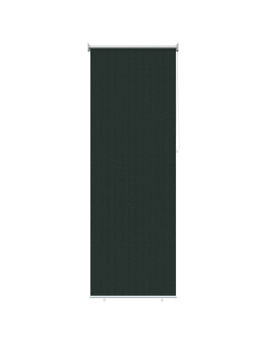 Tenda a Rullo Esterno Blocco UV 90% Verde Scuro 80 x 230 cm
