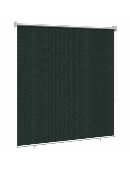 Tenda a Rullo Esterno Blocco UV 90% Verde Scuro 160 x 230 cm