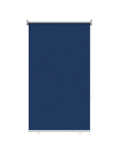 Tenda a Rullo Esterno Blocco UV 90% Blu 80 x 140 cm HDPE 2