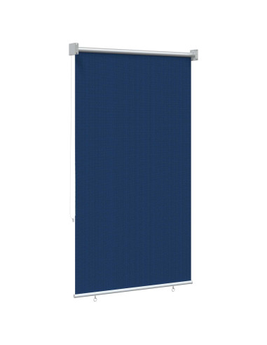 Tenda a Rullo Esterno Blocco UV 90% Blu 80 x 140 cm HDPE