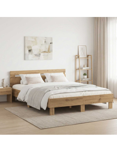 Struttura del letto Rovere Artigianale 140 x 190 cm