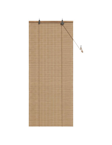 Tenda a rullo Marrone 70 x 160 cm Bambù