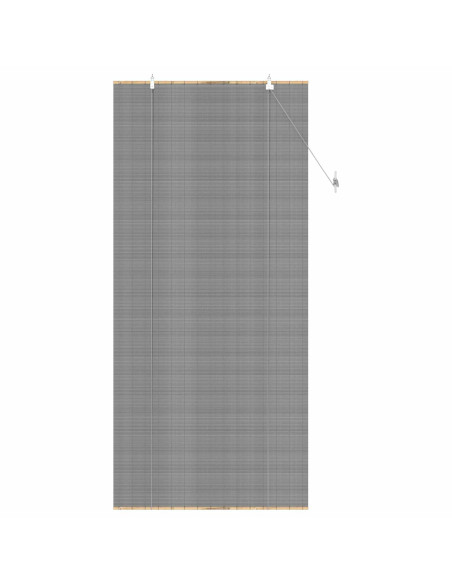 Tenda a rullo Grigio 80 x 220 cm Bambù