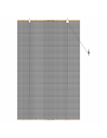 Tenda a rullo Grigio 90 x 160 cm Bambù