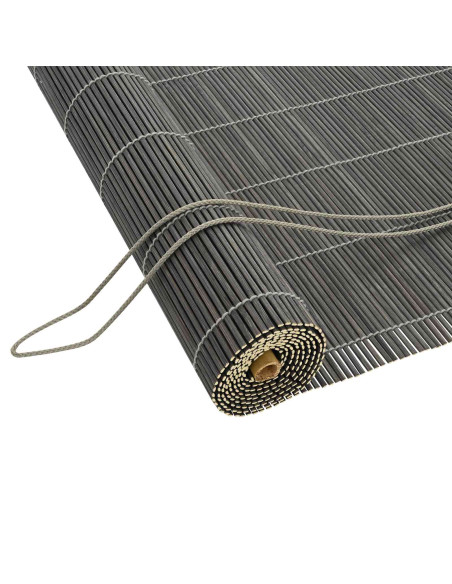 Tenda a rullo Grigio 100 x 160 cm Bambù