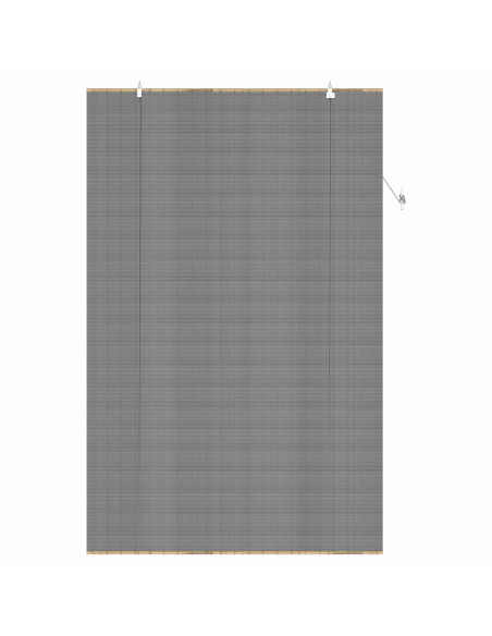 Tenda a rullo Grigio 120 x 220 cm Bambù