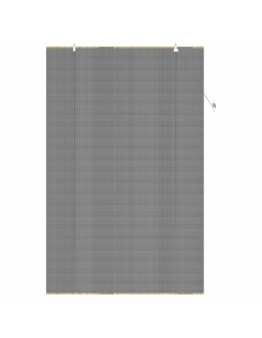 Tenda a rullo Grigio 140 x 220 cm Bambù