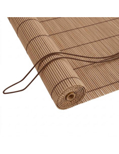 Tenda a rullo Marrone 110 x 220 cm Bambù
