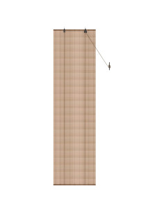 Tenda a rullo Marrone 50 x 220 cm Bambù 2