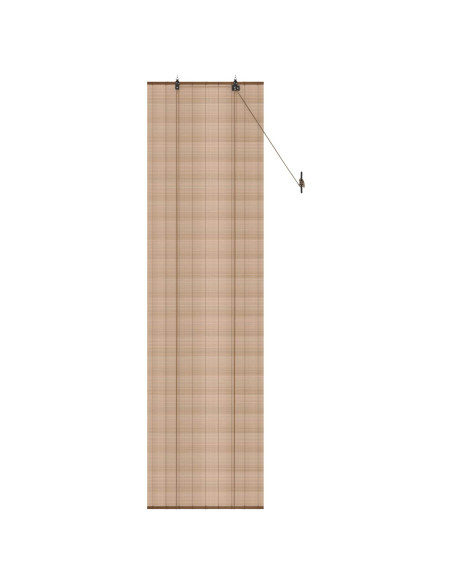 Tenda a rullo Marrone 50 x 220 cm Bambù