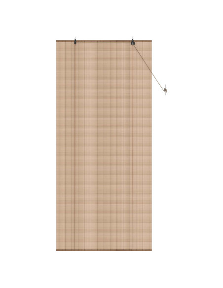 Tenda a rullo Marrone 90 x 220 cm Bambù