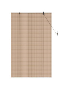Tenda a rullo Marrone 110 x 160 cm Bambù 2
