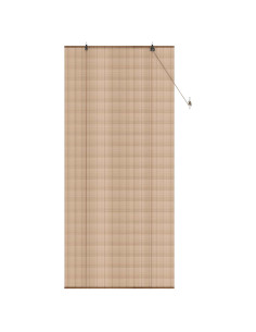 Tenda a rullo Marrone 110 x 220 cm Bambù 2