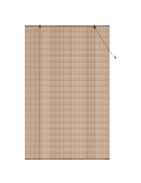 Tenda a rullo Marrone 130 x 220 cm Bambù
